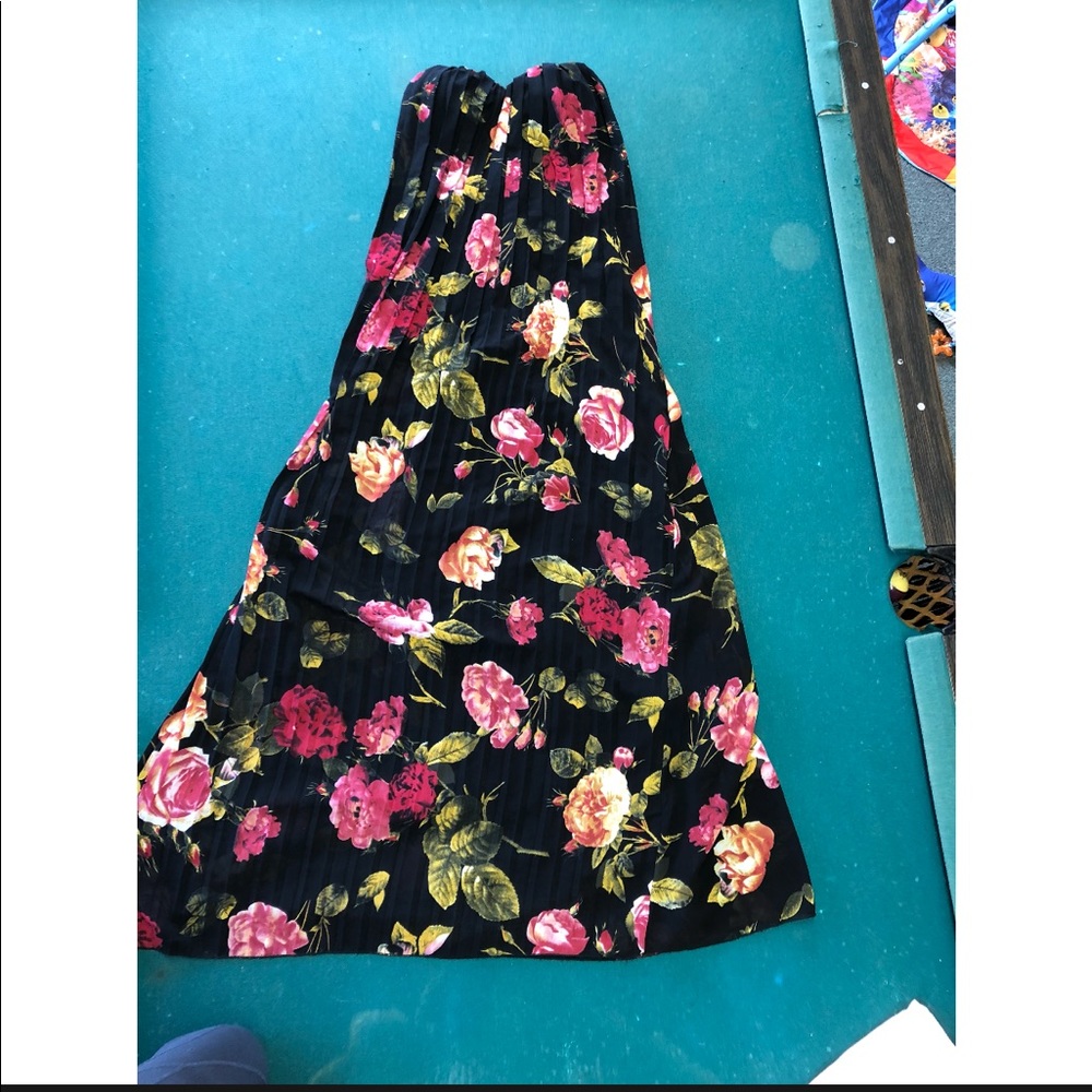 Floral Maxi Dress Sleeveless